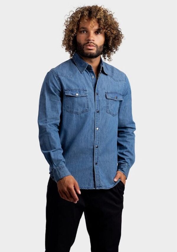Lemon & Soda Denim Shirt LS for him