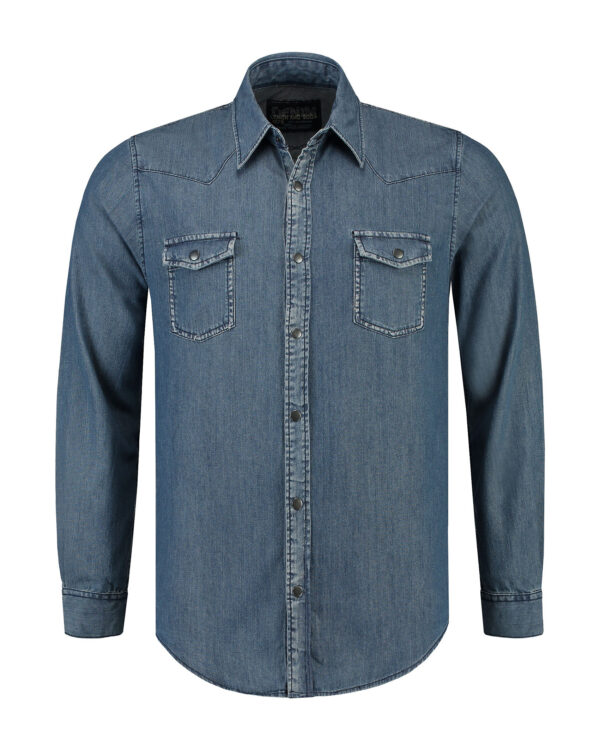 Lemon & Soda Denim Shirt LS for him