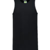 Lemon & Soda Sport singlet voor heren - zwart - mouwloos shirtje - katoen/elastaan - ademend