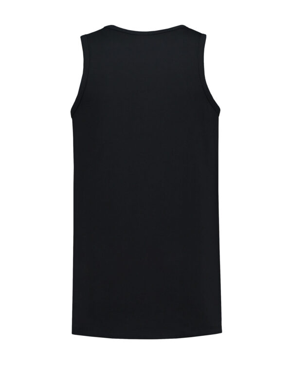 Lemon & Soda Sport singlet voor heren - zwart - mouwloos shirtje - katoen/elastaan - ademend
